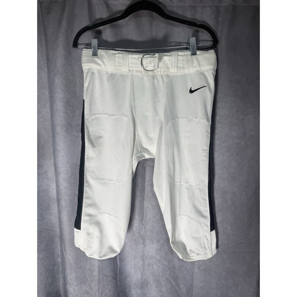 NWT Nike Football Vented Pants Tights White Black 845930-106 Mens Size large
